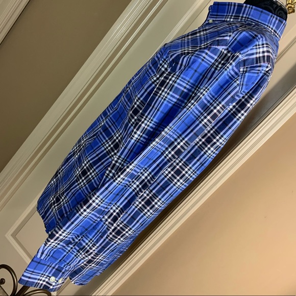 Gant Men’s Fitted Plaid Shirt Poplin XL #L1 - Picture 2 of 5
